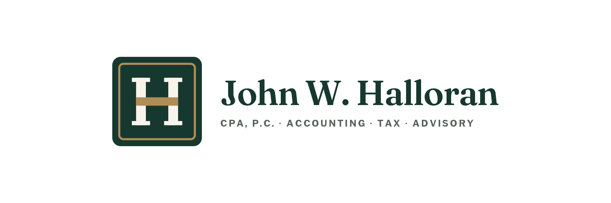 John W. Halloran CPA, P.C. logo