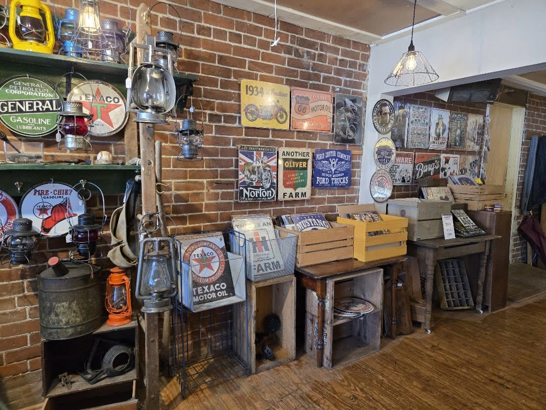 Tin Signs at Words & Images/The Train Place