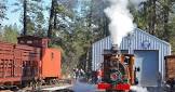 train with steam coming out