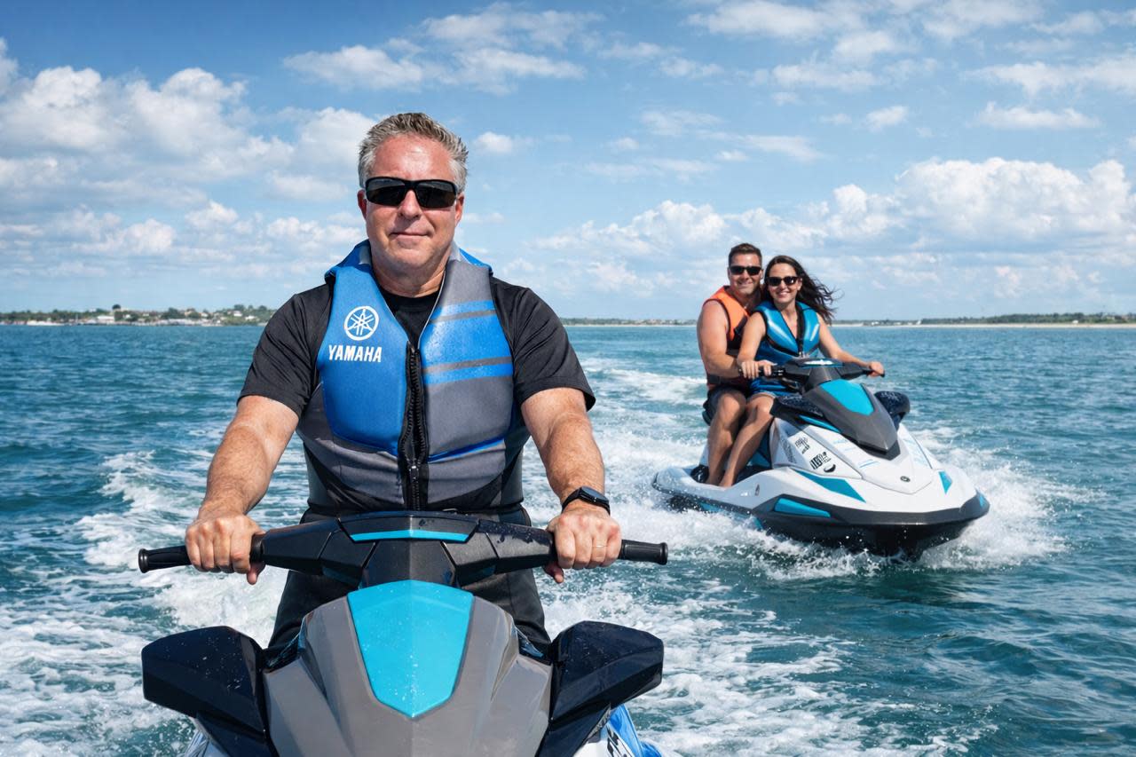 Private guided jet ski tour on the Gulf of America with Madeira Beach Couples Jet Ski Tours, LLC