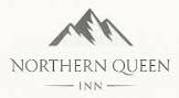 Northern Queen Inn logo with grey sketched mountains
