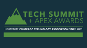 Tech Summit + APEX Awards Logo