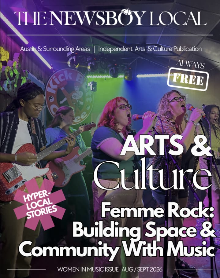 Front Cover of The Newsboy Local Magazine