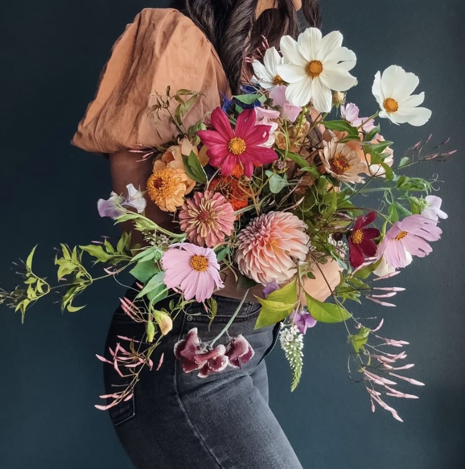Bright and airy bridal bouquet.