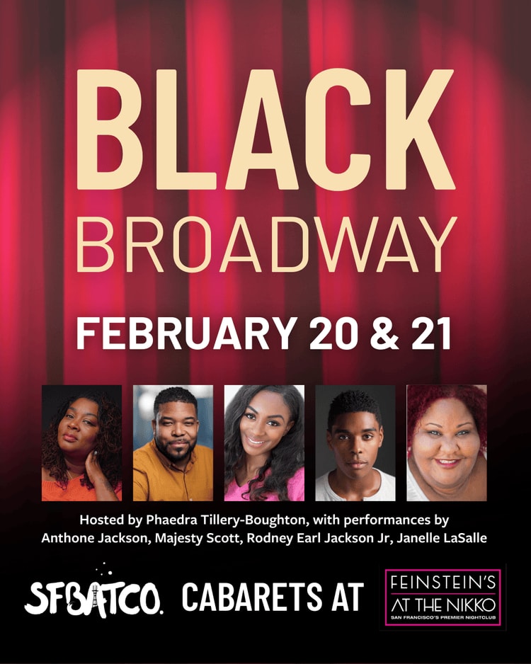 black broadway poster