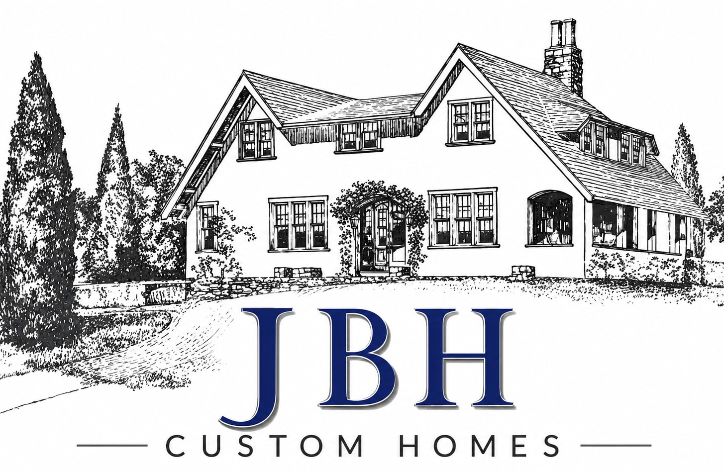 JBH Custom Homes Logo. Construction company in St. John's County. Roofing, Remodeling, New Construction, Additions, Garage Do