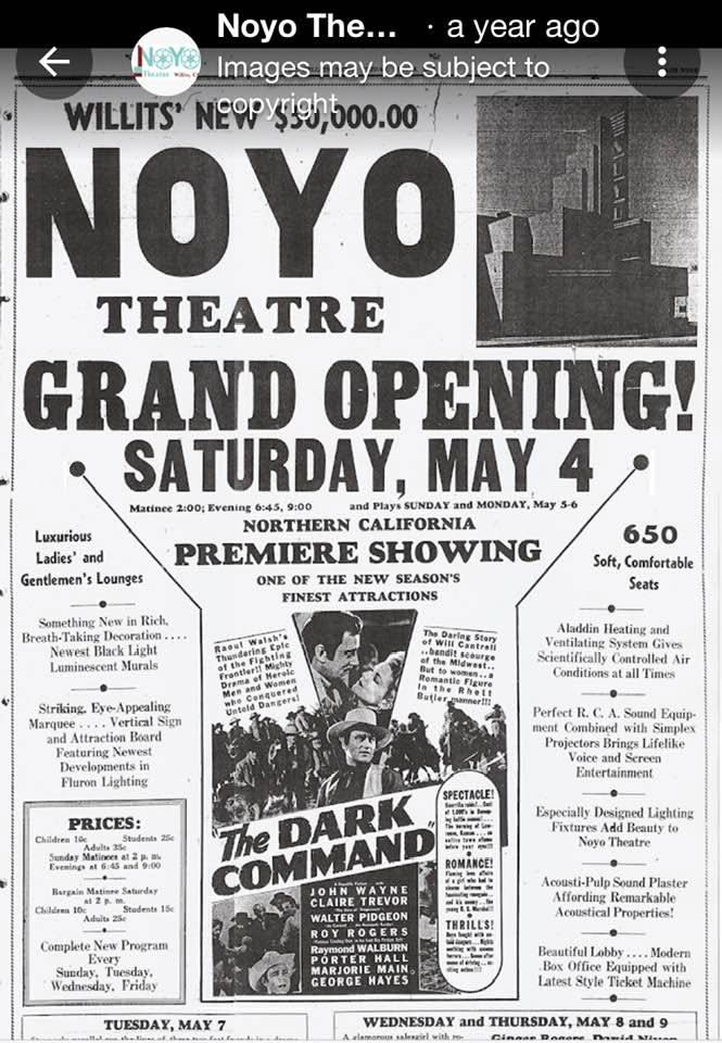 Noyo Theater - Willits, CA