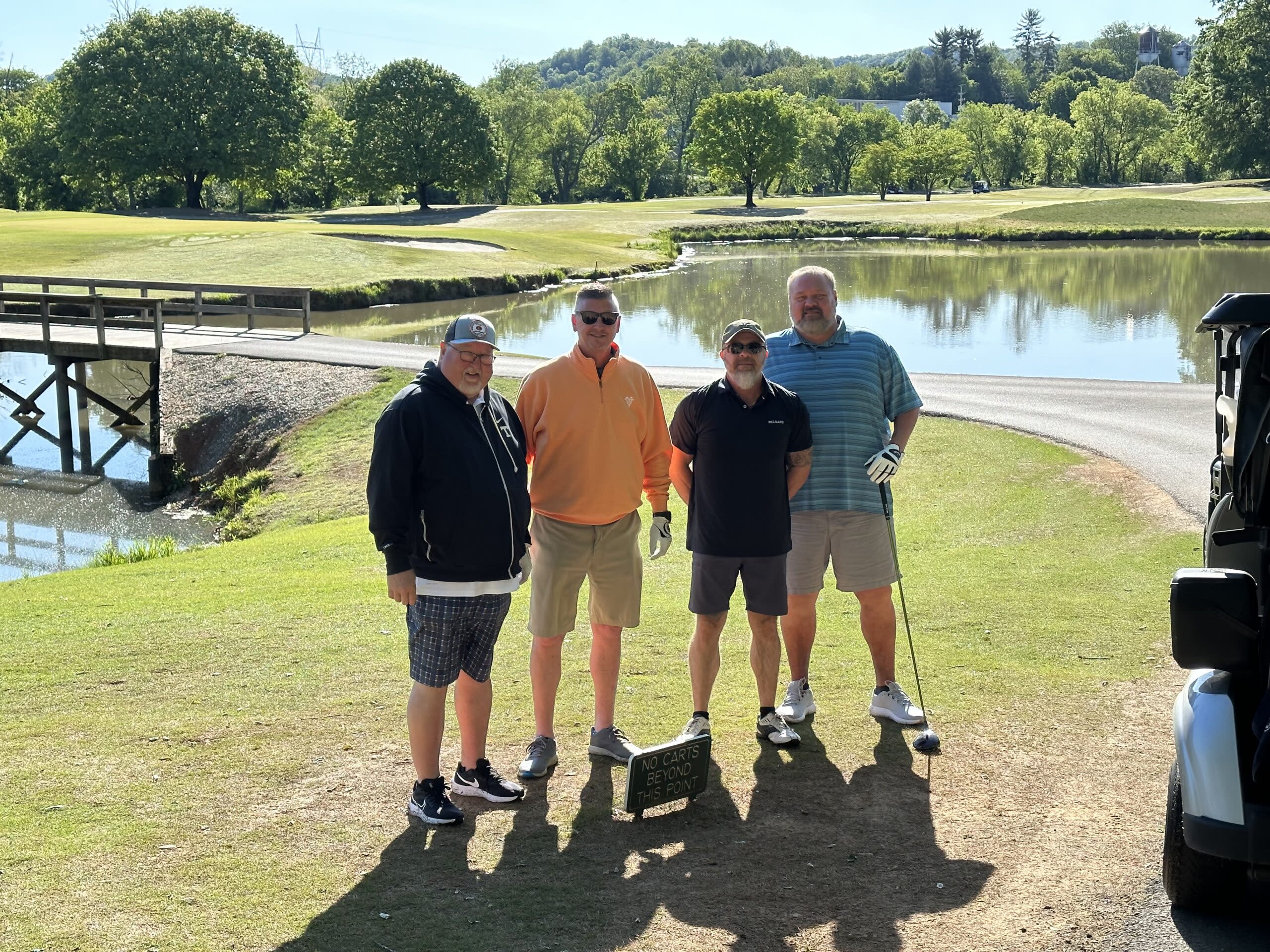 Big Rigs for Little Kids golfers gathered at a Tennessee tournament