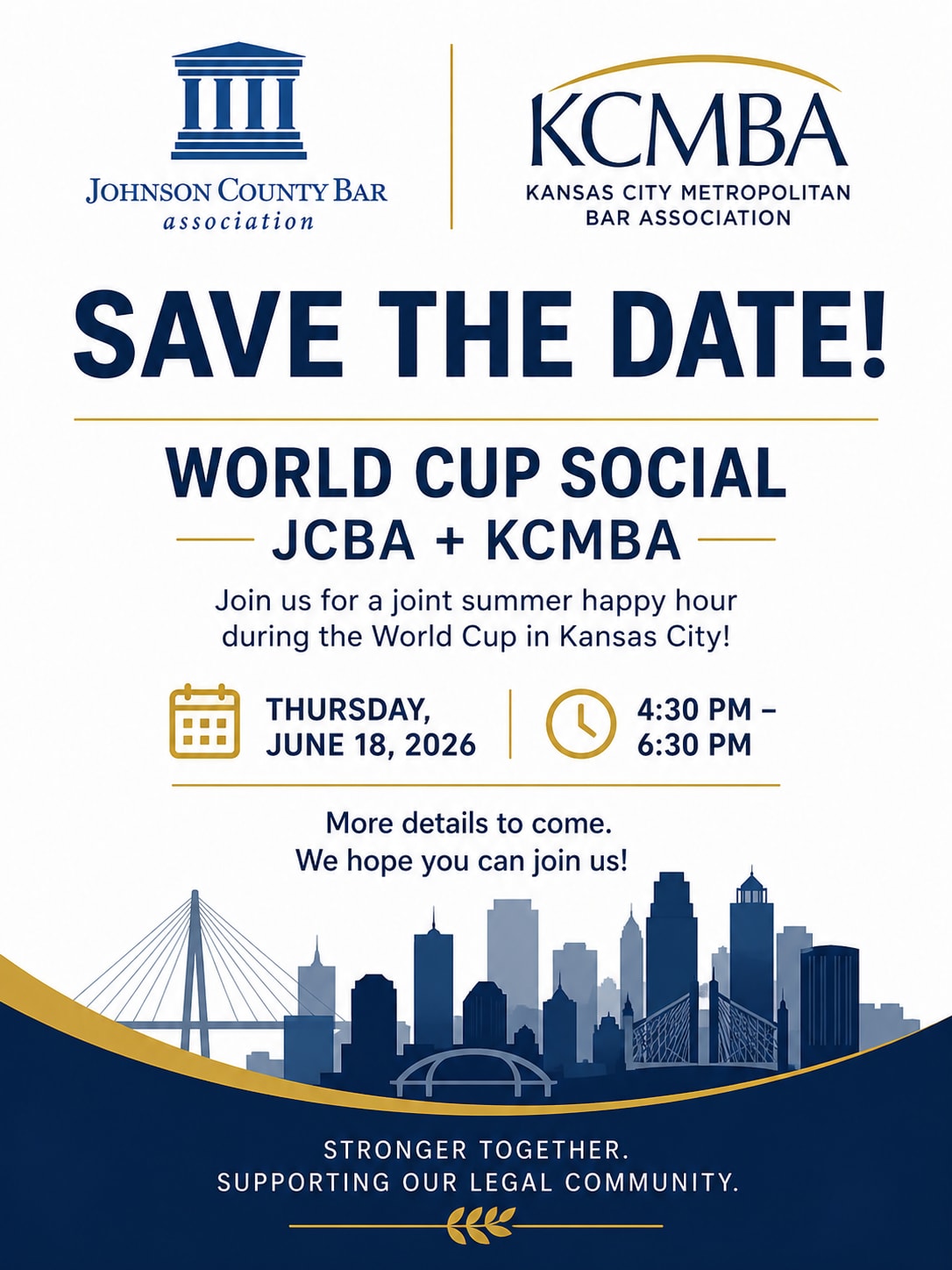 JCBA and KCMBA World Cup Social