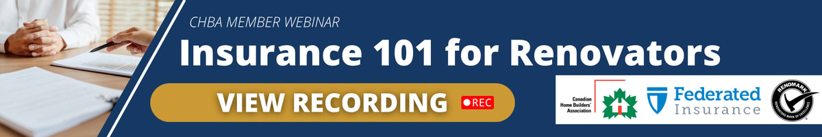 Insurance 101 for Renovators (View on-demand)