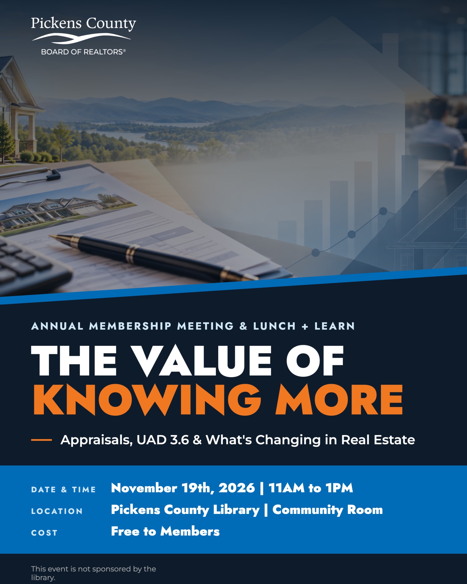 Pickens REALTORS Annual Membership Meeting and Lunch + Learn