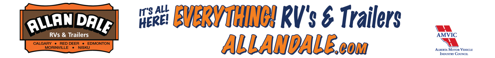Allan Dale RVs & Trailers; Nisku, Morinville, Calgary & Red Deer