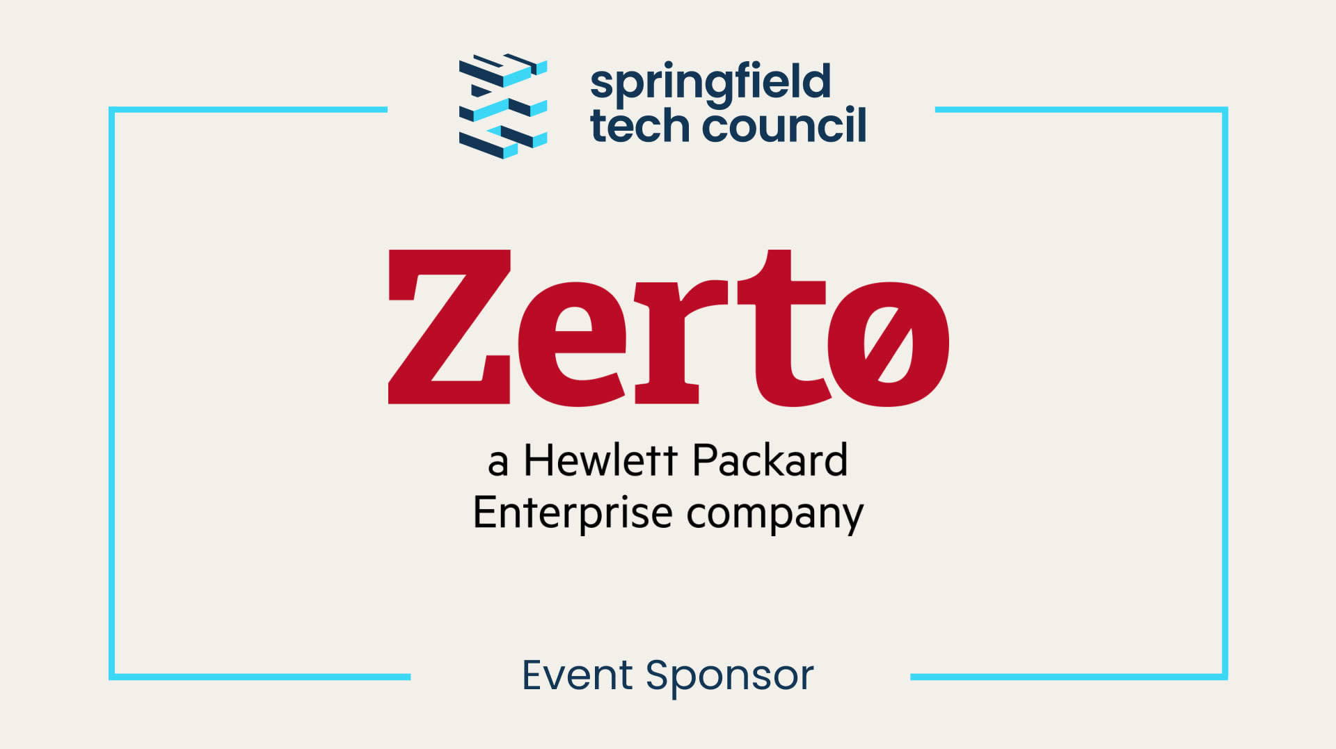 Springfield Tech Council Happy Hour Event Sponsor Zerto