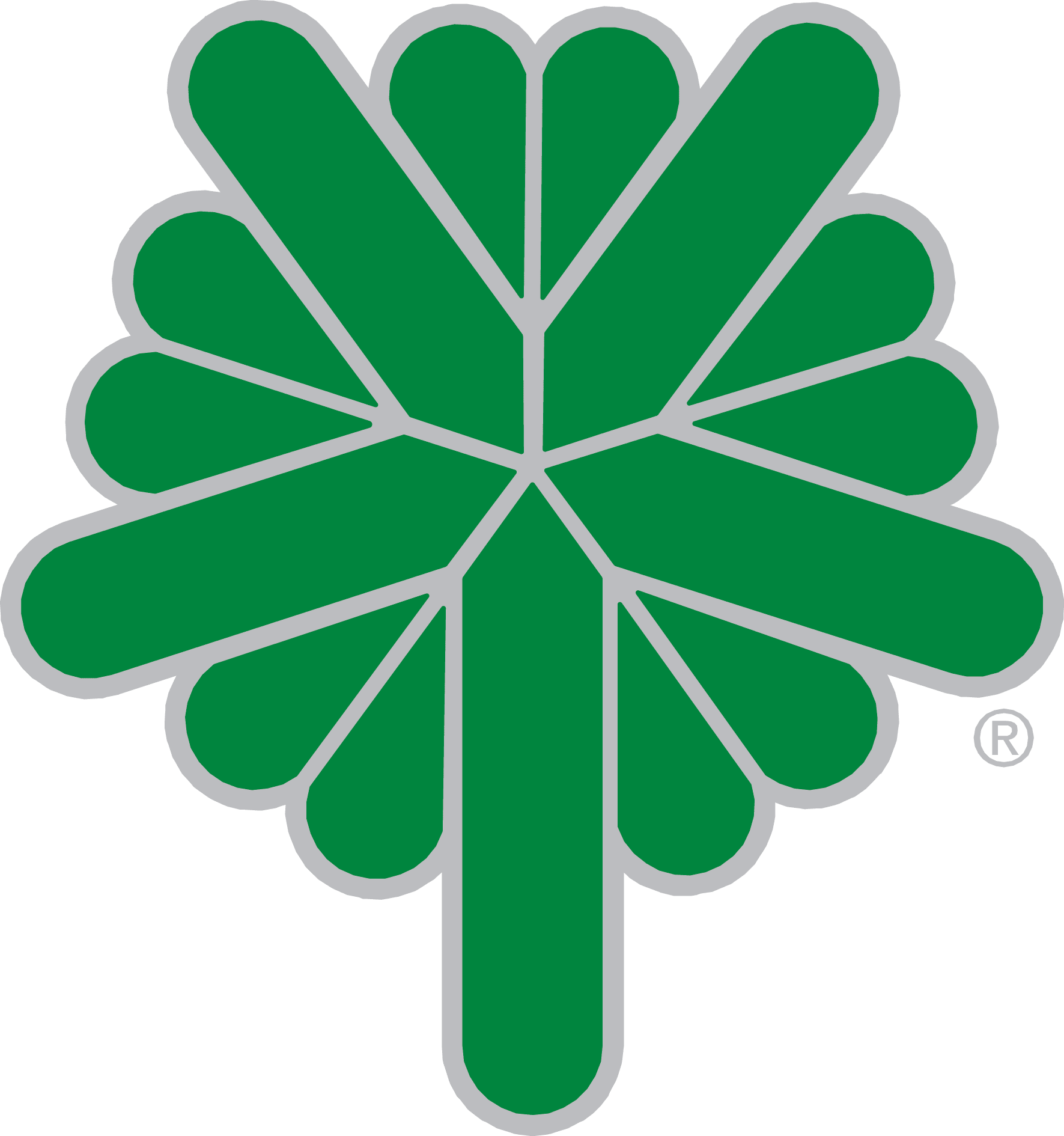 City of Cedar Rapids tree of five seasons icon.