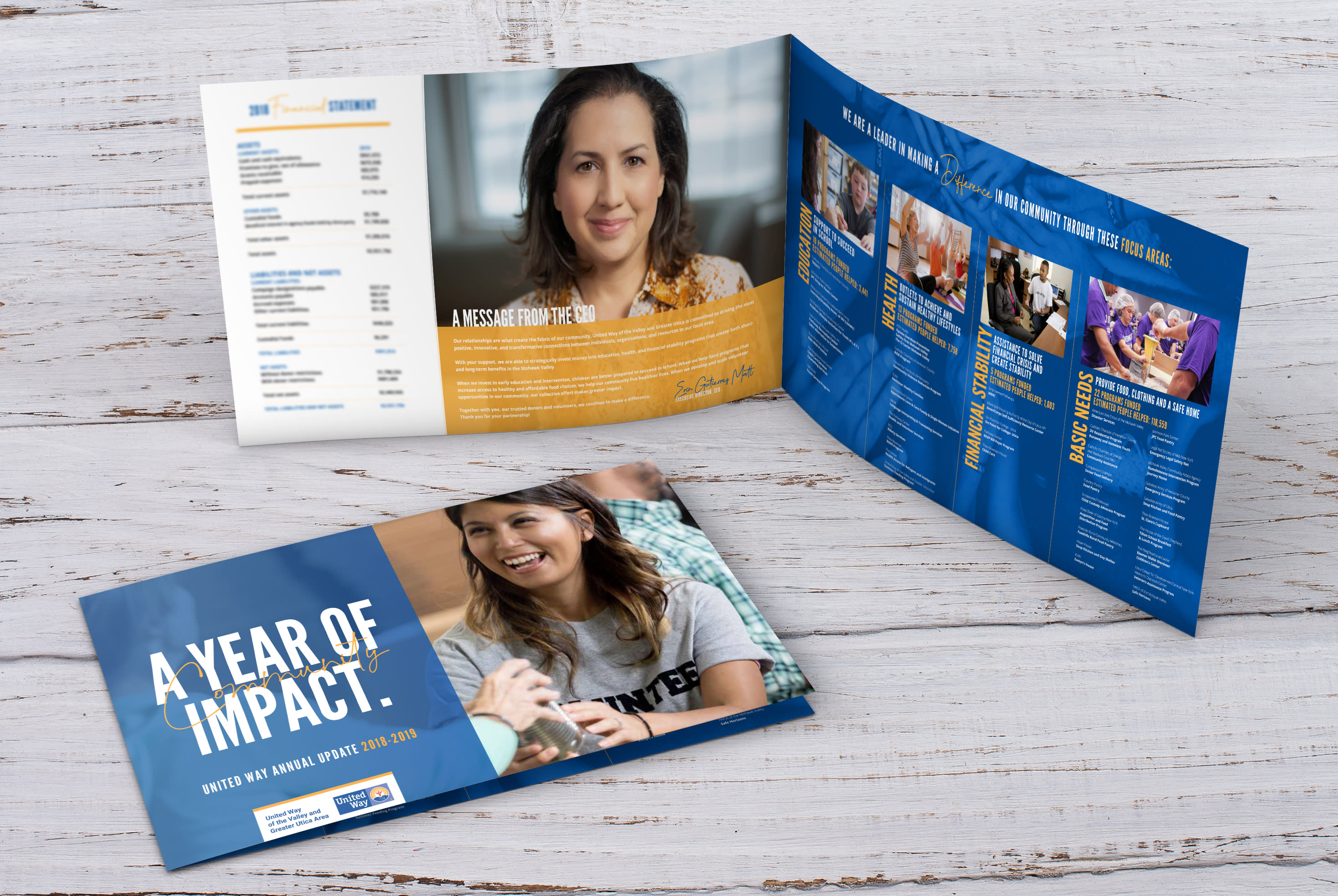 United Way Annual Report Design