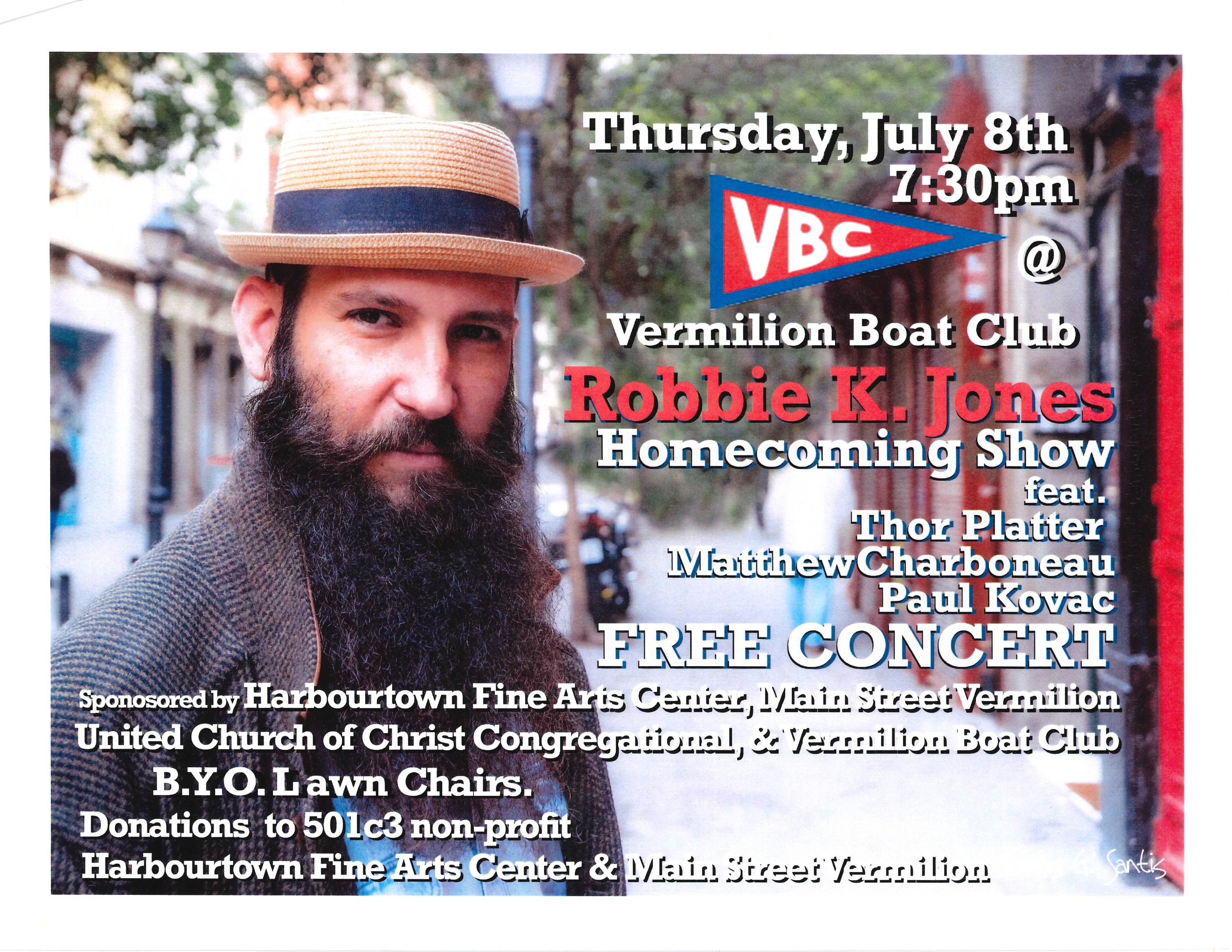 Robbie K Jones Homecoming Show Featuring Matthew Charboneau Paul Kovac ...