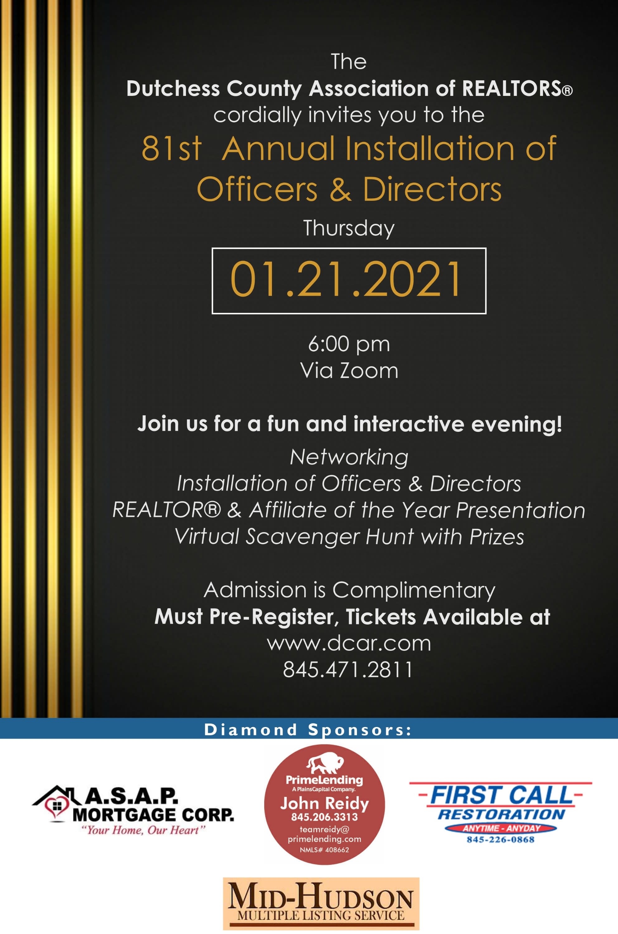 Installation of Officers & Directors - Dutchess County Association of ...