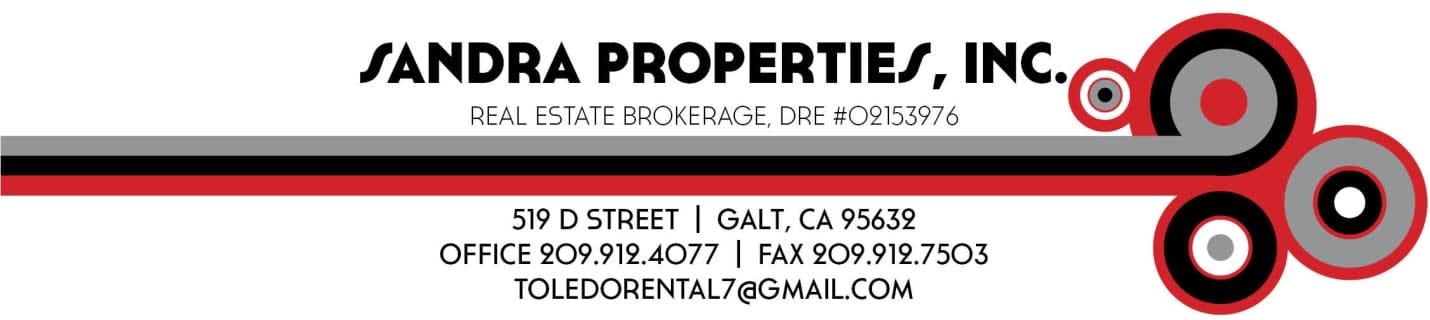 Sandra Properties, Real Estate Brokerage #DRE02153976 logo