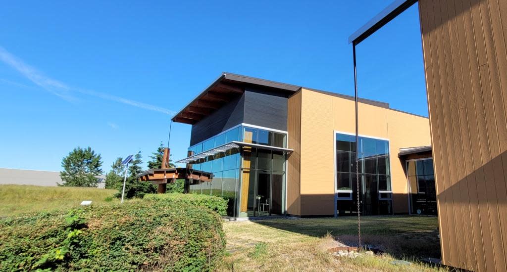 Annacis Research Centre Exterior Side Angle Looking North