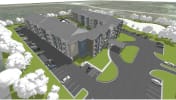 Exterior rendering of Joplin apartment community
