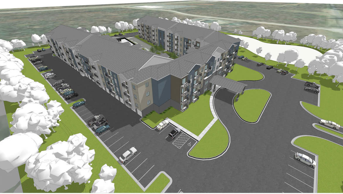 Exterior rendering of Joplin apartment community