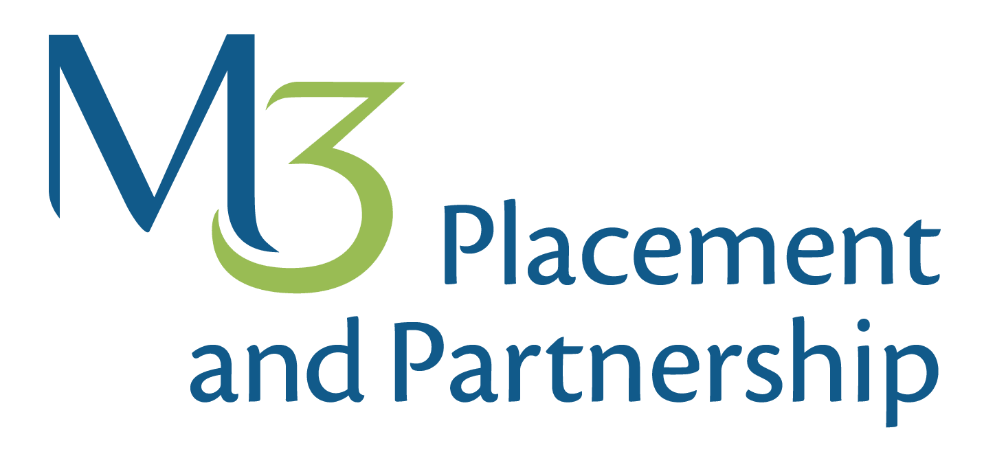 M3 Placement and Partnership Logo