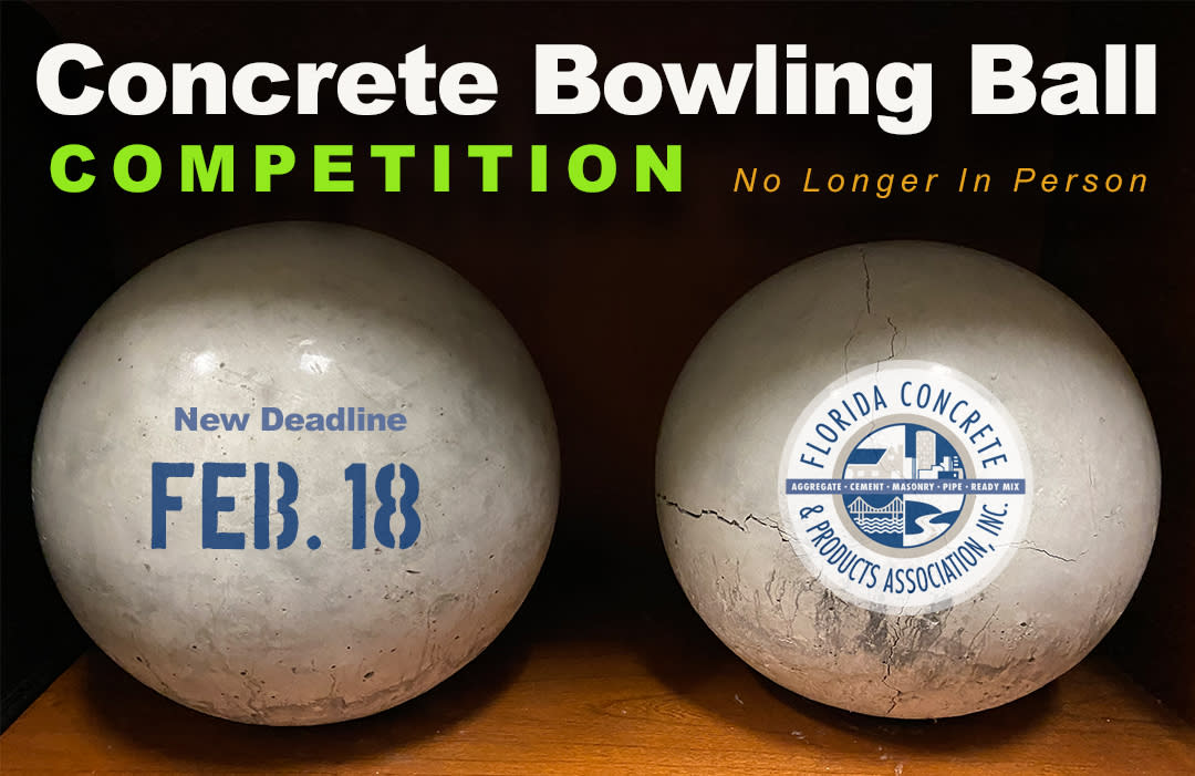 FC&PA ACI Fiber Reinforced Concrete Bowling Ball Competition - February 18, 2022