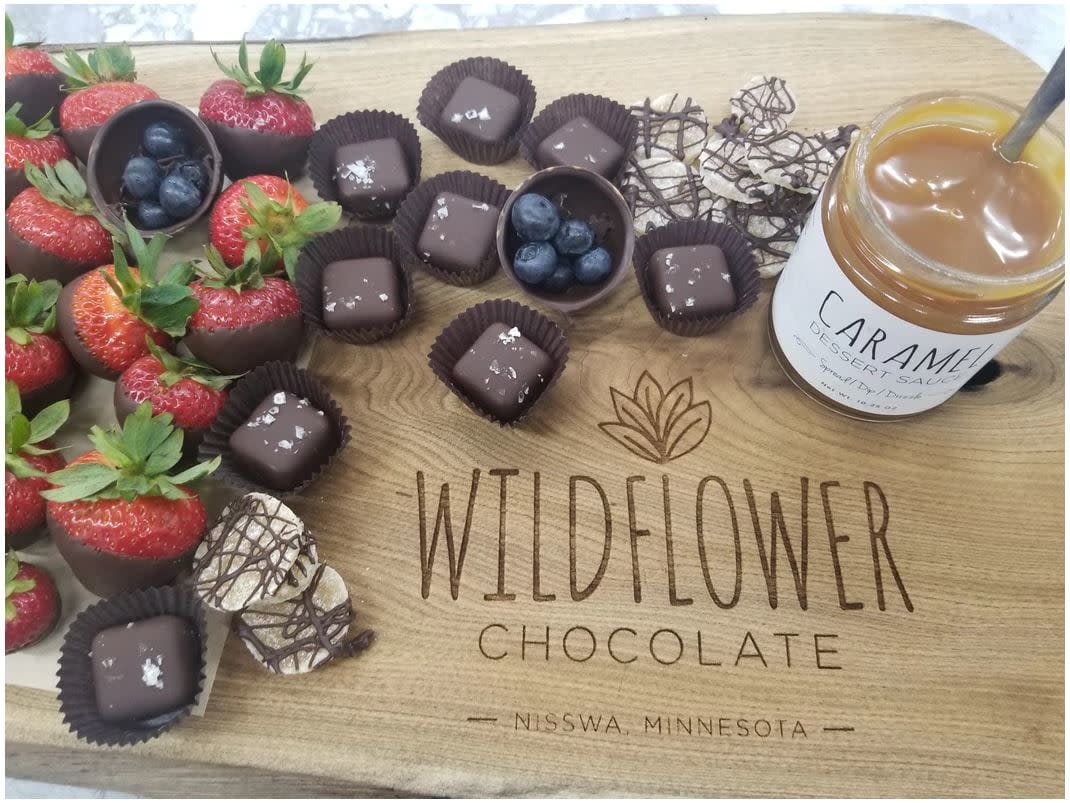 Wildflower chocolate candies