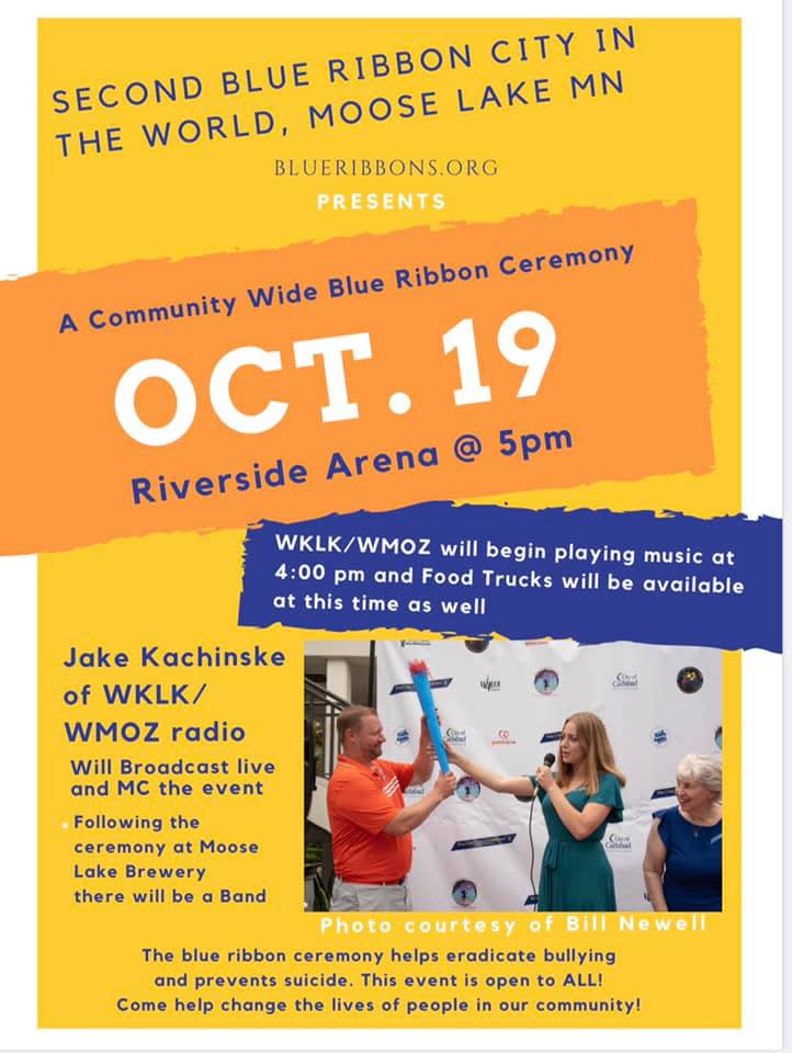 Blue Ribbon Ceremony flyer