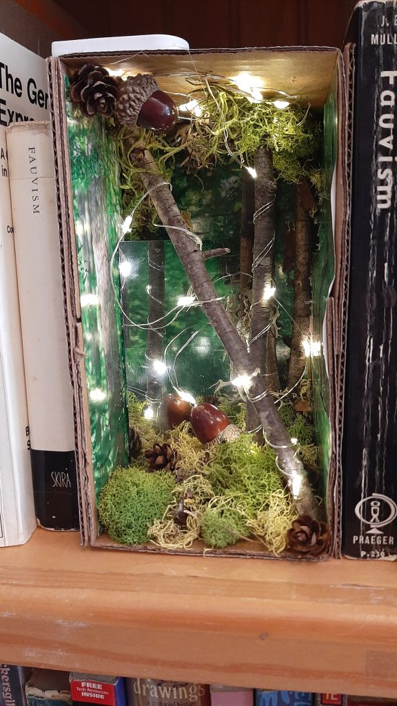 How to make an Enchanted Forest Book Nook 