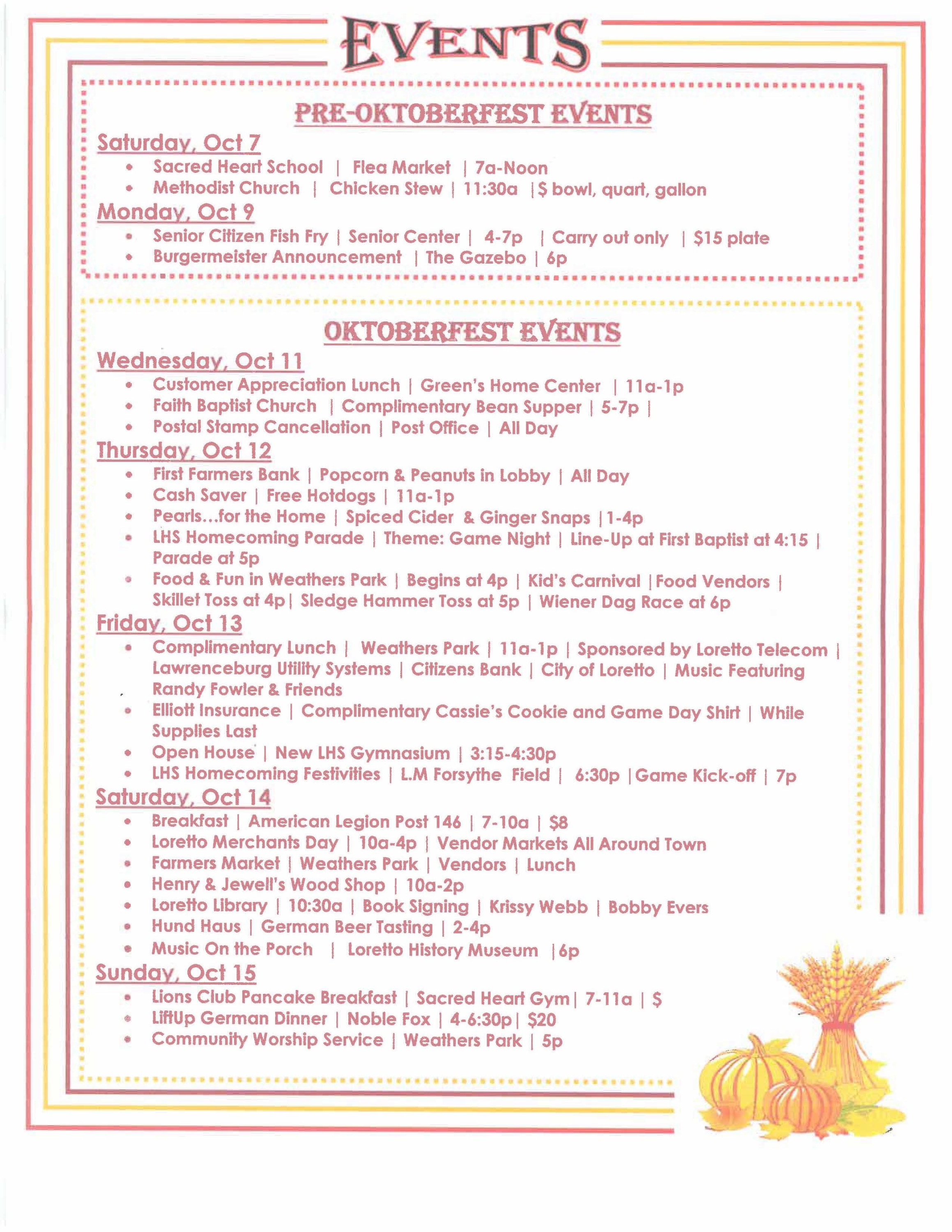 Loretto Senior Citizen's Fish Fry Lawrence County, TN Chamber of Commerce