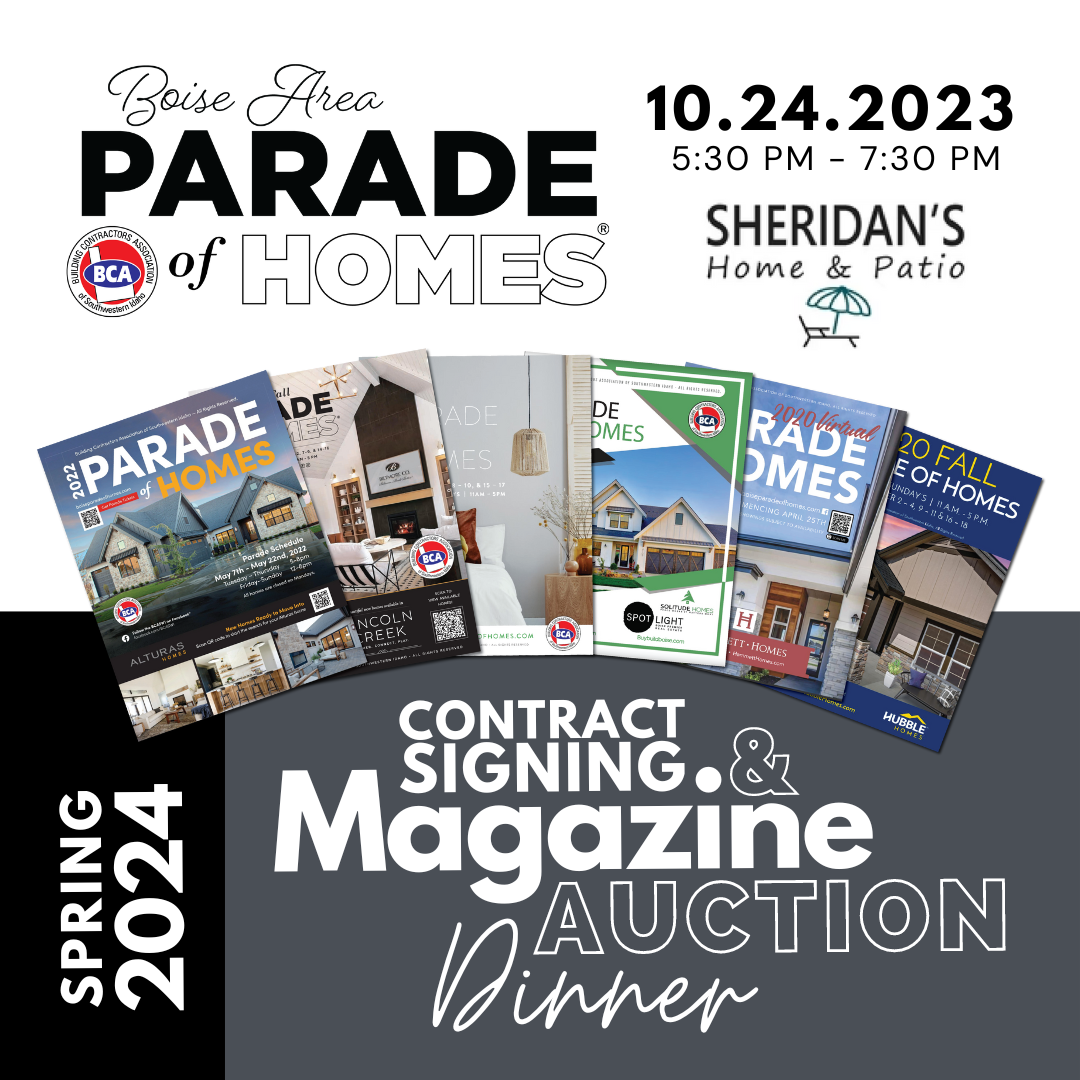 2024 Spring Parade of Homes Contract Signing & Magazine Auction Event