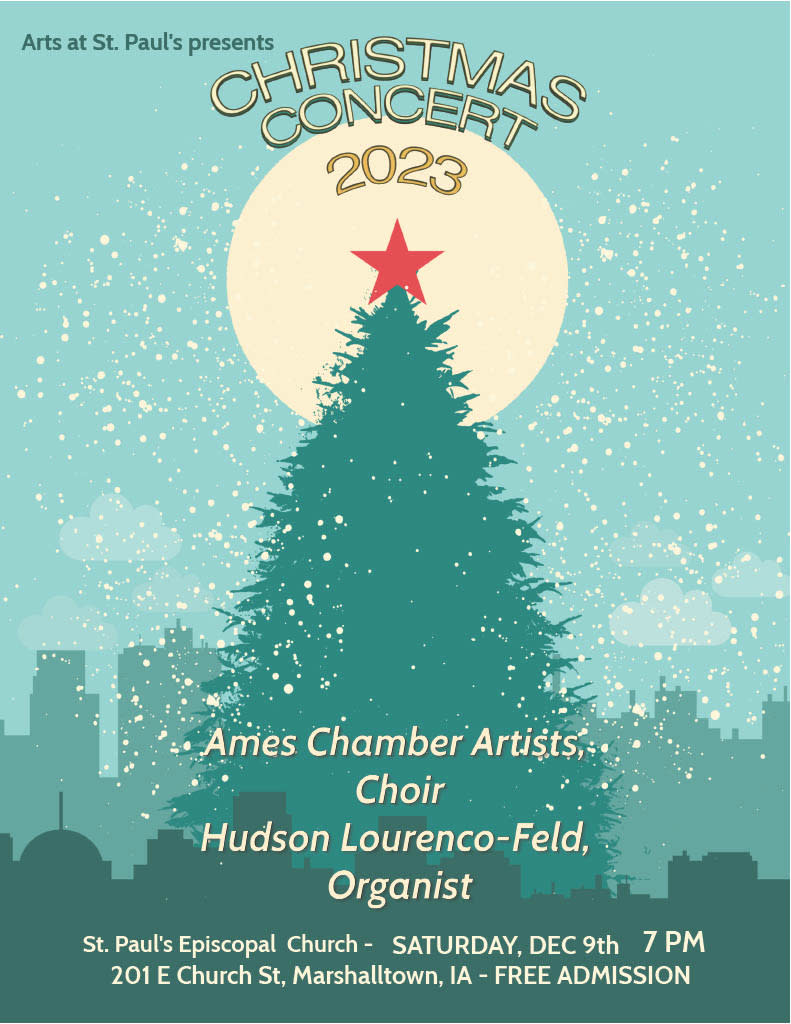 Christmas Concert 2023 Marshalltown Area Chamber of Commerce