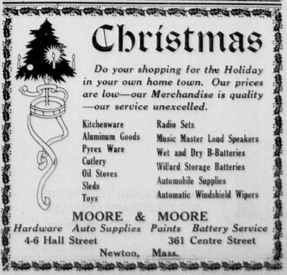 Newton Graphic ad Dec 7 1923