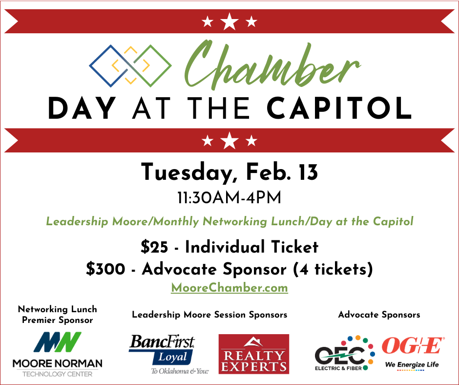 🔵 Chamber Day at the Capitol calendar Moore Chamber of Commerce