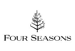 Four Seasons Hotel Logo over a white background