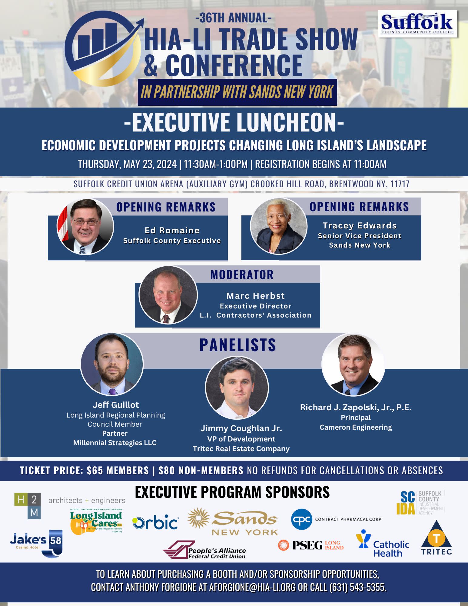 HIALI 36th Annual Business Trade show Executive Luncheon Calendar