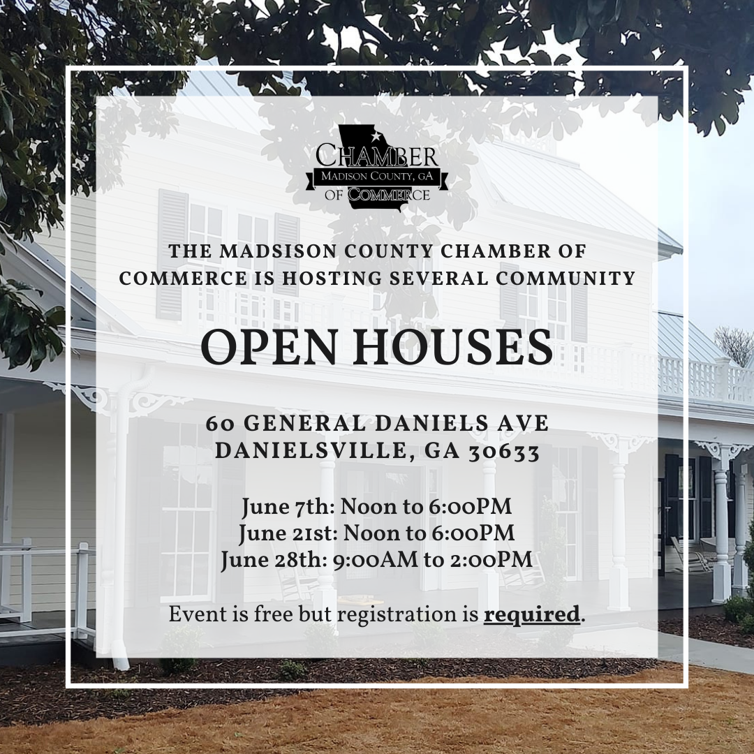 Open House at the Madison County Chamber of Commerce Madison County