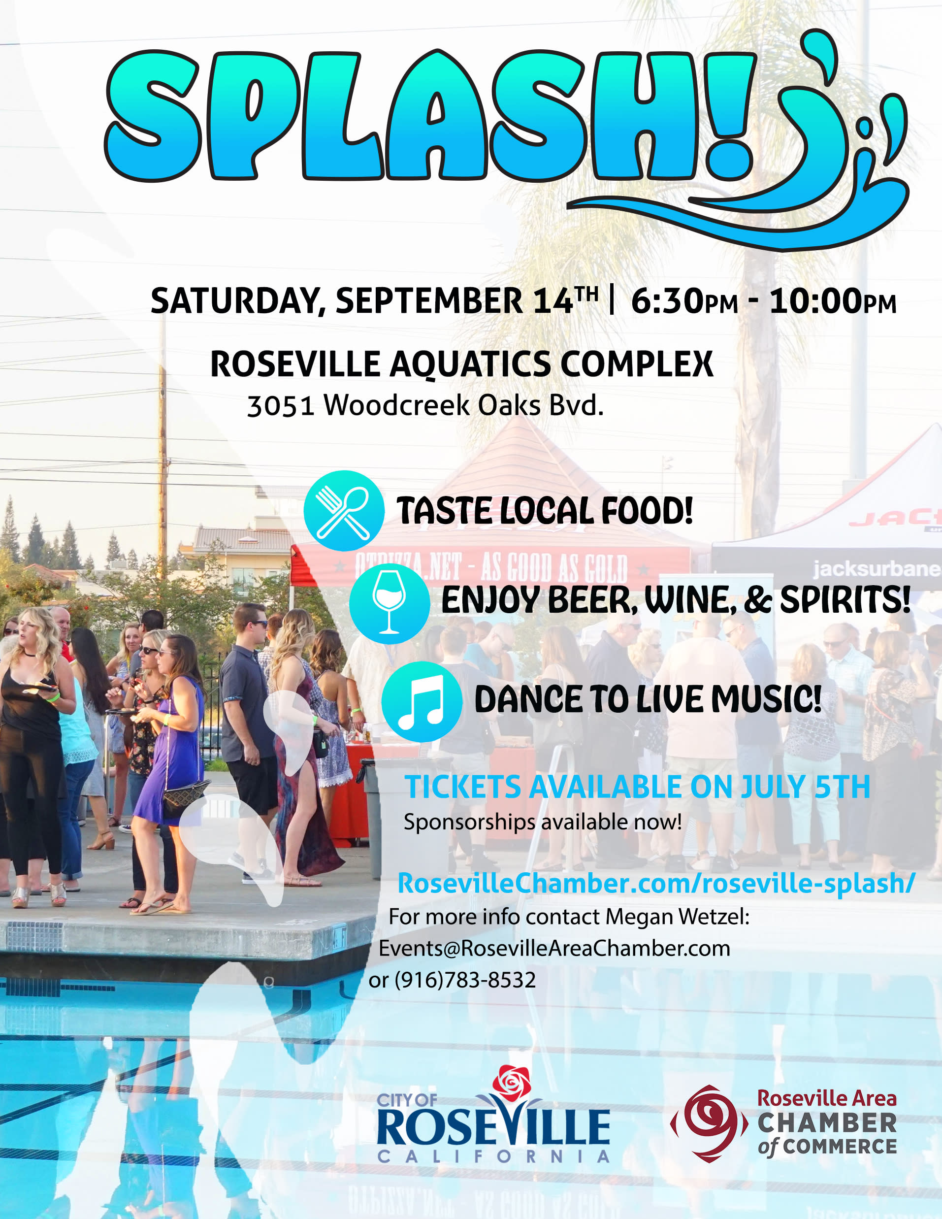 Sponsorships SPLASH! 2024 default events Roseville Area Chamber of