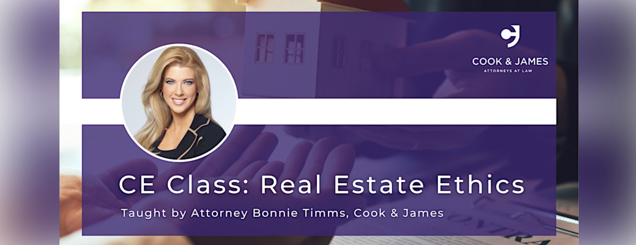 CE Class - Real Estate Ethics Event Header