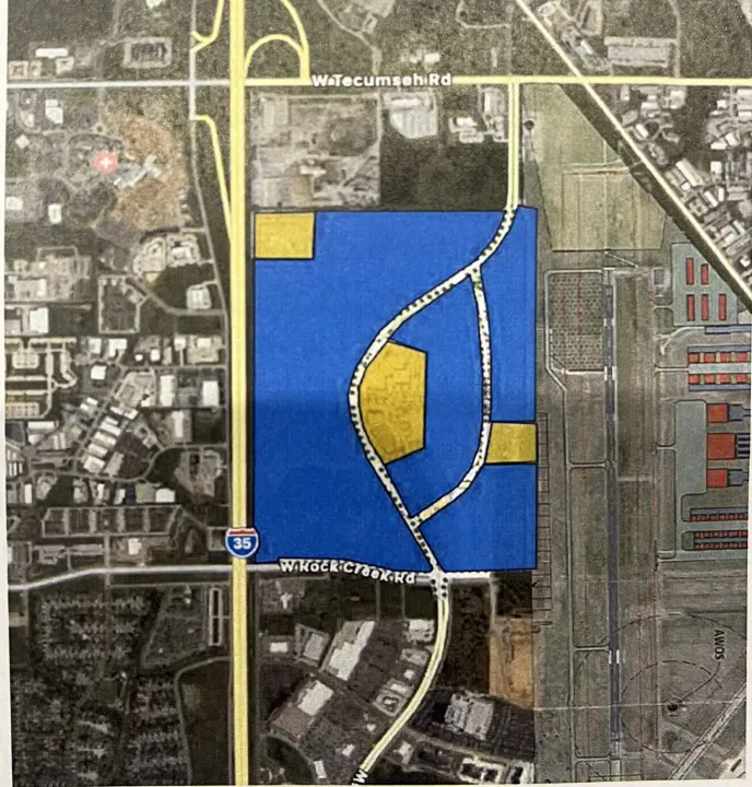 Map of entertainment district. Image KFOR.