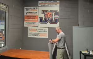 Wall Mural Installation