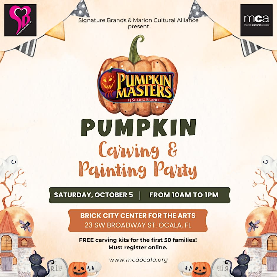 Pumpkin Masters Carving & Painting Party! Ocala CEP