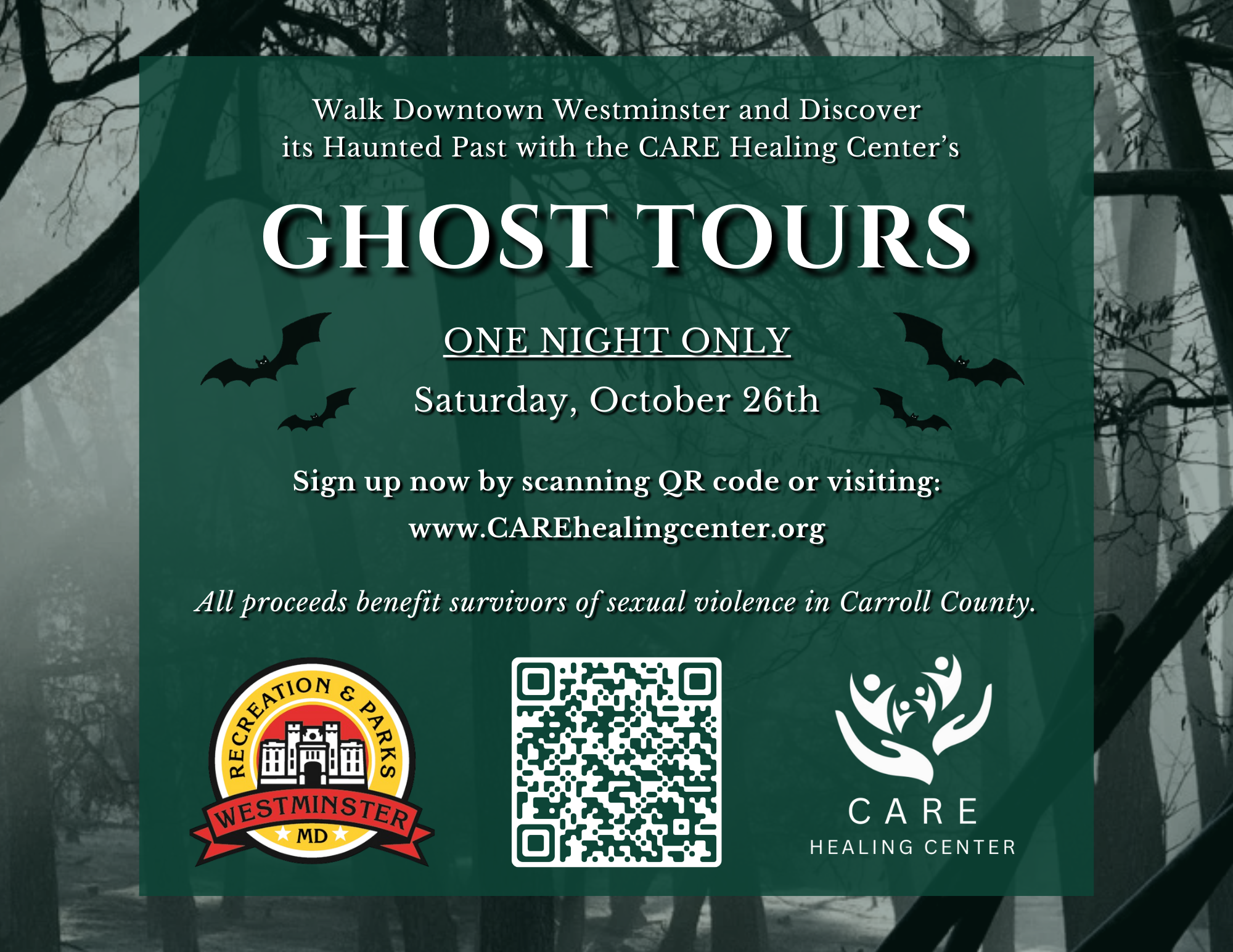 CARE Healing Center to Host Westminster Ghost Tour! Carroll County Chamber of Commerce