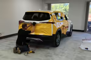 commercial vehicle wrap installation in charlotte nc