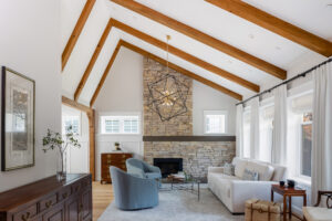“Modern Cottage” by My House Design/Build Team Ltd. greatroom after, Best Custom or Renovated Net Zero Homes