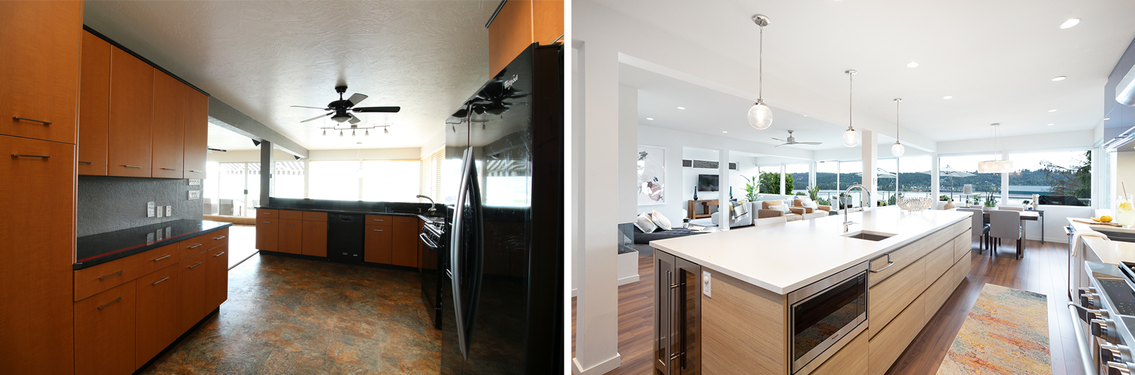 Open Concept Before and After