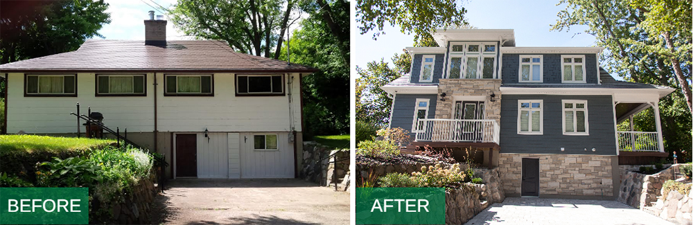 Before and After Renovation