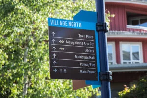 wayfinding signs