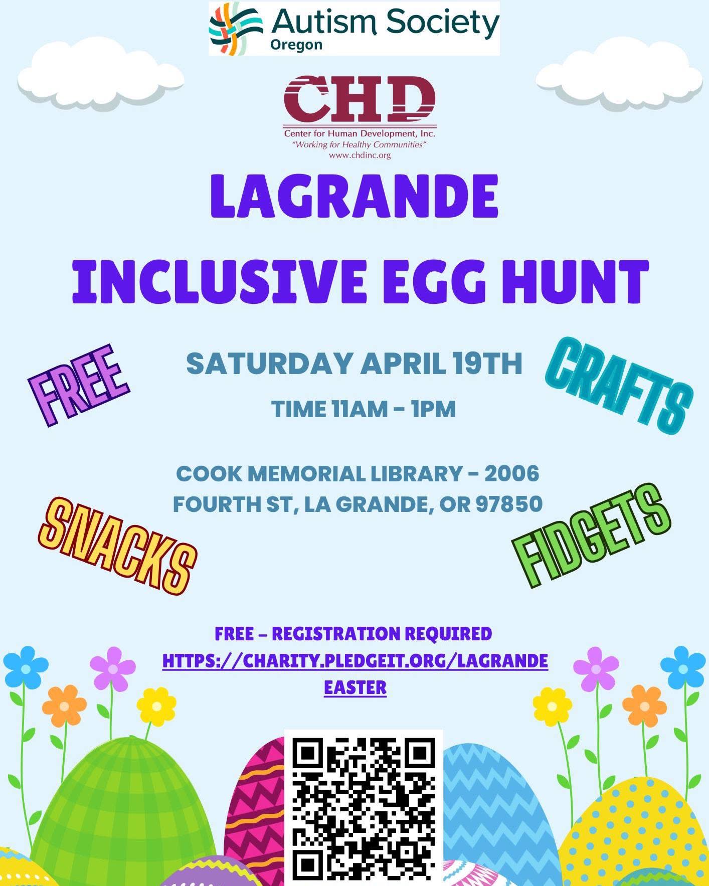 Inclusive Easter Egg Hunt Flyer